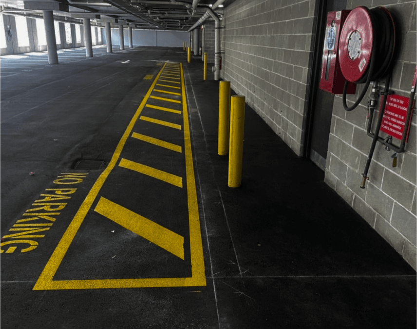 Tight Access Carpark Resurfacing & linemarking